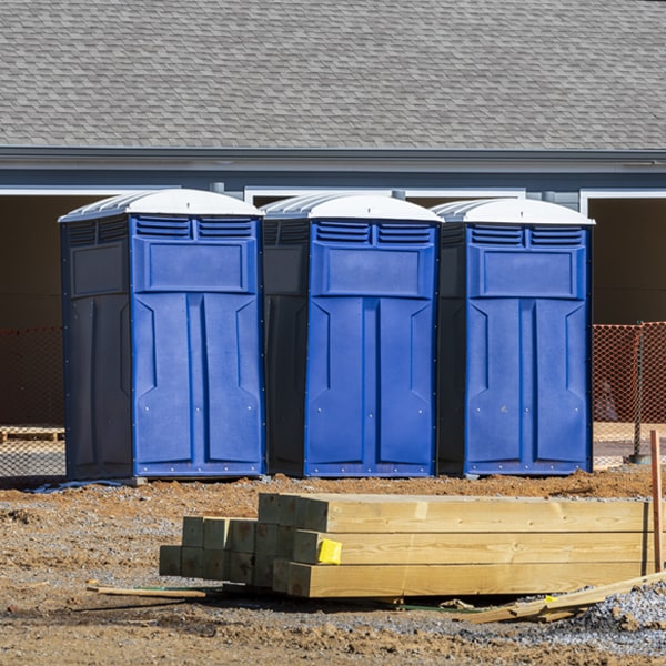 what is the maximum capacity for a single porta potty in Millston